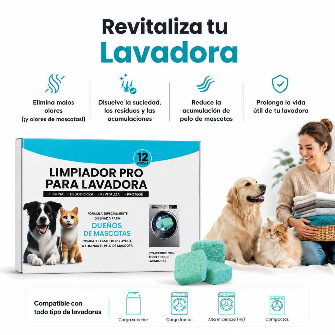 Tabletas Limpiadoras para Lavadora