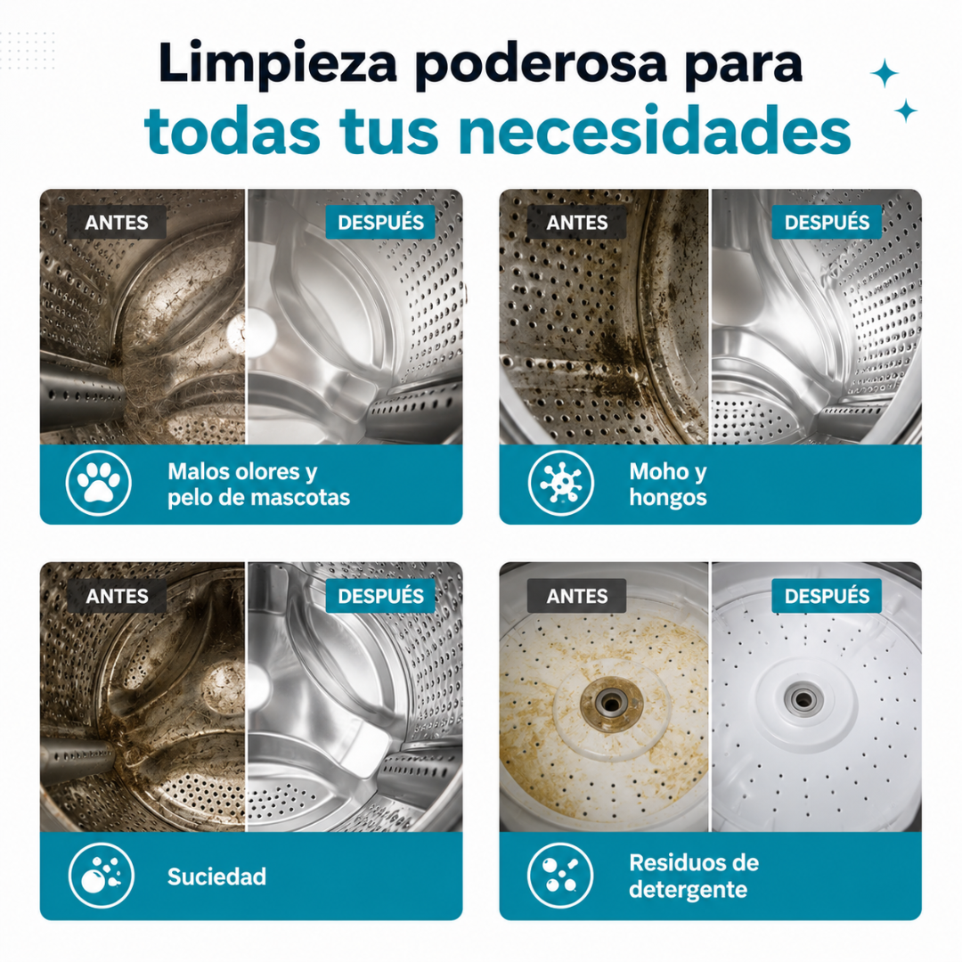 Tabletas Limpiadoras para Lavadora